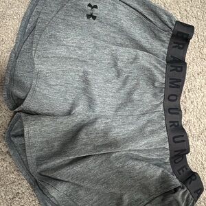 Under Armour Men's Heather Gray Athletic Shorts